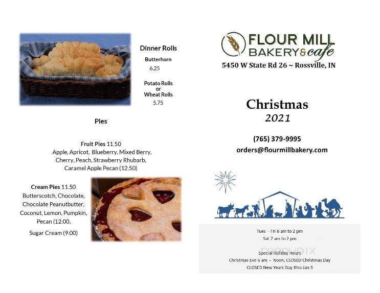Flour Mill Bakery - Rossville, IN menu_pic