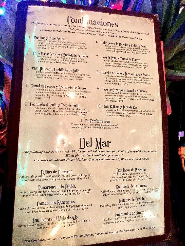 Tres Hermanas - Davis, CA menu_pic