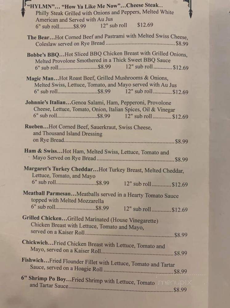 Parkway Grille - Fernandina Beach, FL menu_pic