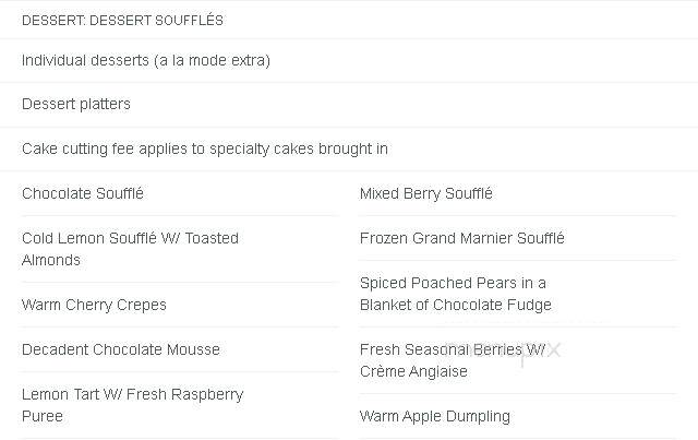 Iroquois Club - Bloomfield Hills, MI menu_pic