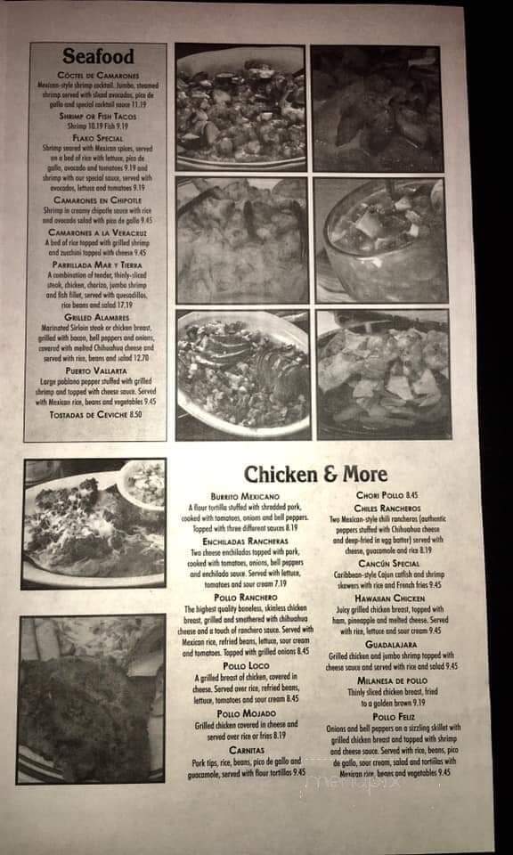 Tequila Mexican Restaurant - Chester, IL menu_pic