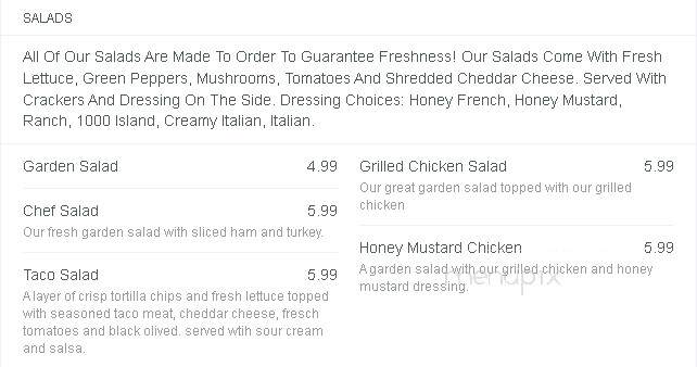 Alley's Pizza - Nevada, IA menu_pic