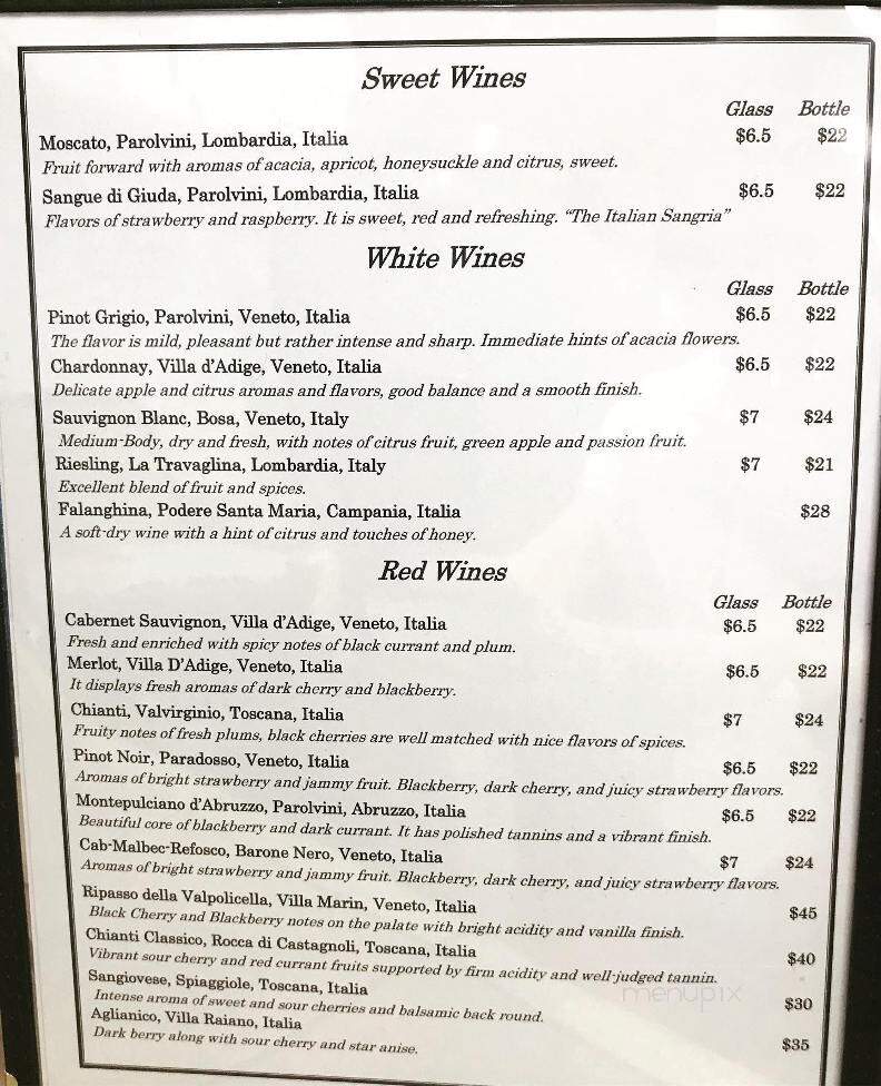 Ciao Pizza Italian Restaurant - Mebane, NC menu_pic