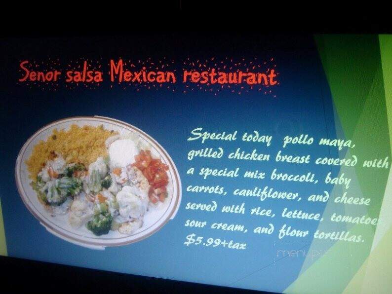 Senor Salsa - Coweta, OK menu_pic