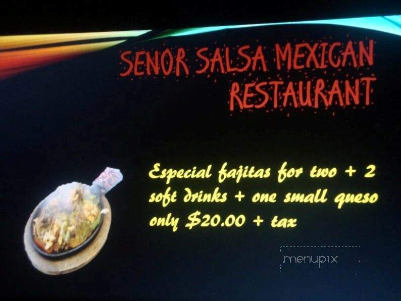 Senor Salsa - Coweta, OK menu_pic