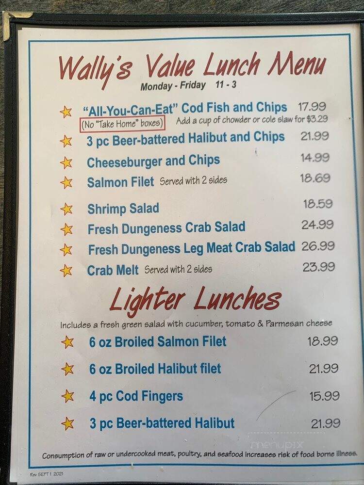 Wally's Chowder House - Des Moines, WA