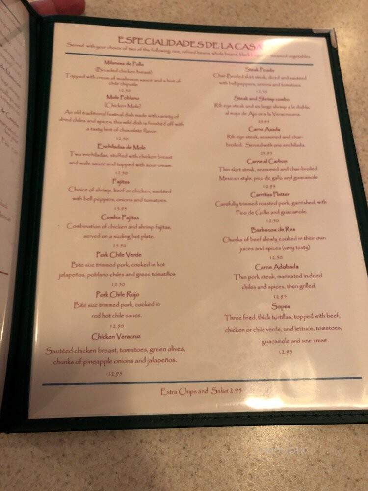 Alejandra's Mexican Food - Visalia, CA menu_pic