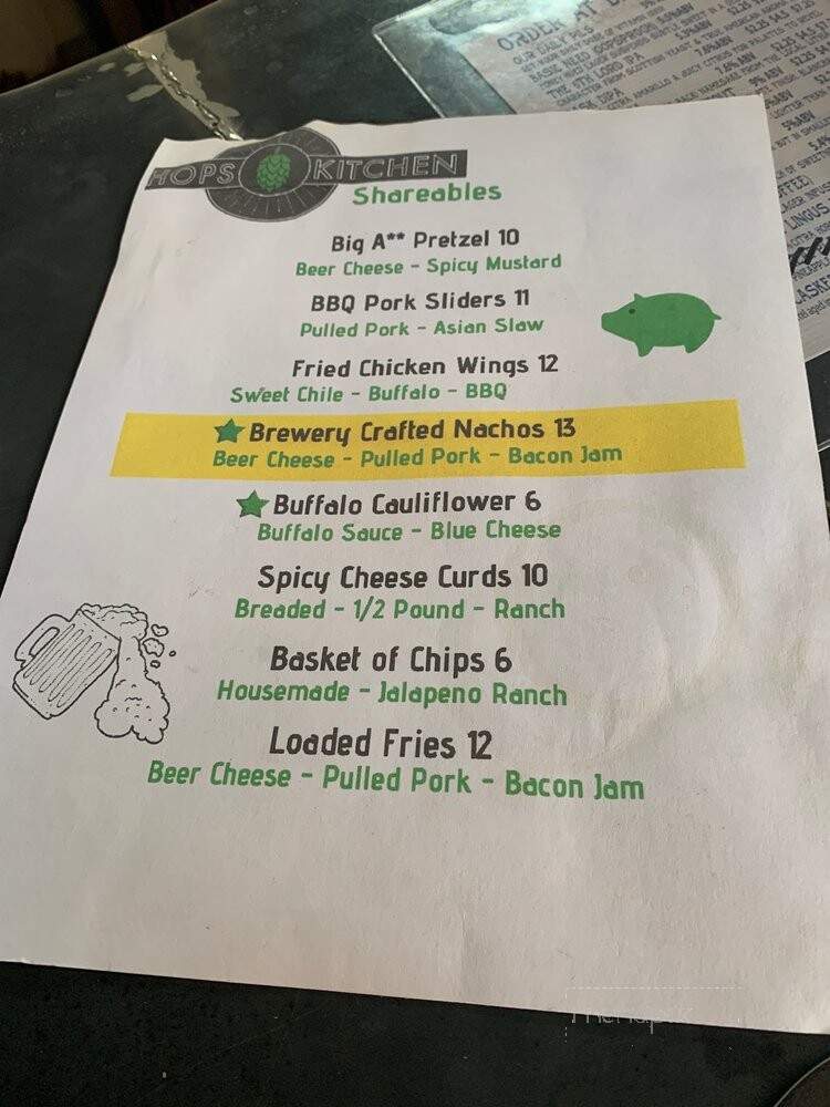 Basic City Beer - Waynesboro, VA menu_pic