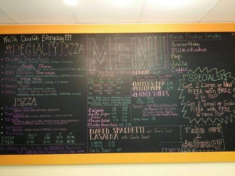 Kettle Valley Pizza - Okanagan-Similkameen, BC menu_pic