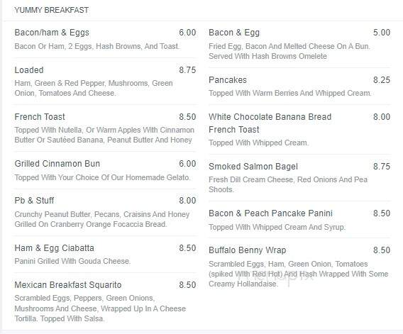 Fresh and Sweet - Regina, SK menu_pic
