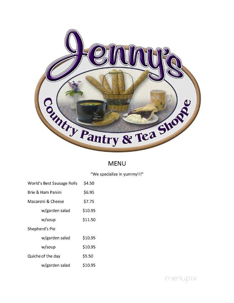 Cathy's Corner Cafe - Sooke, BC menu_pic