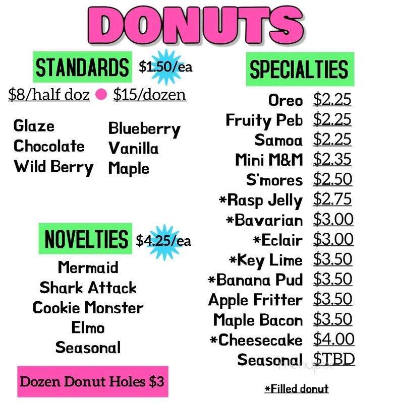 Okaloosa Donuts - Fort Walton Beach, FL menu_pic