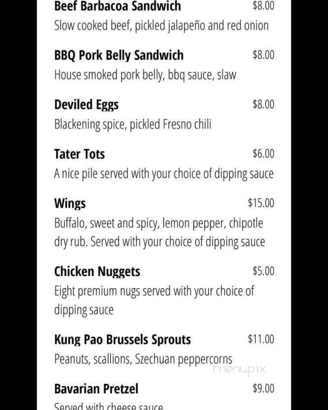 Pillbox Tavern - Saint Paul, MN menu_pic