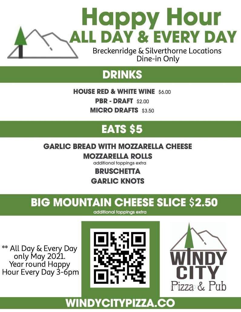 Windy City Pizza  - Silverthorne, CO