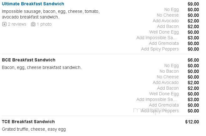 Lucia's Craft Sandwich - Crockett, CA menu_pic