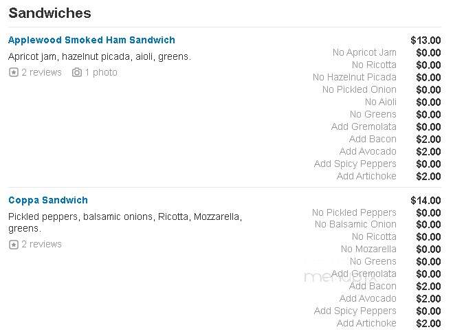 Lucia's Craft Sandwich - Crockett, CA menu_pic