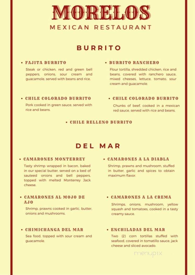 Morelos Mexican Restaurant - Coburg, OR