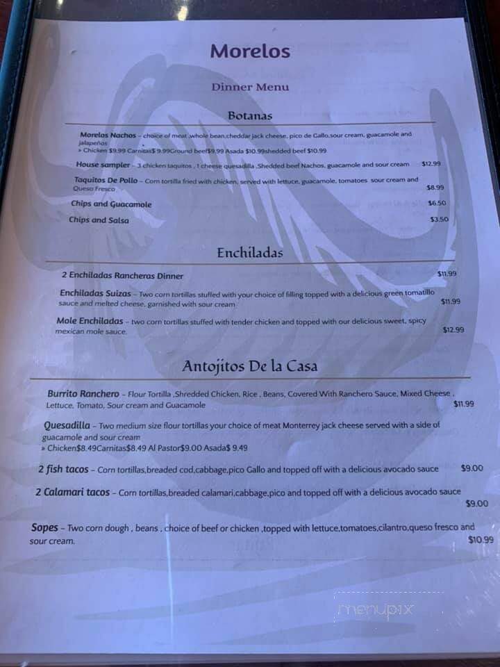 Morelos Mexican Restaurant - Coburg, OR
