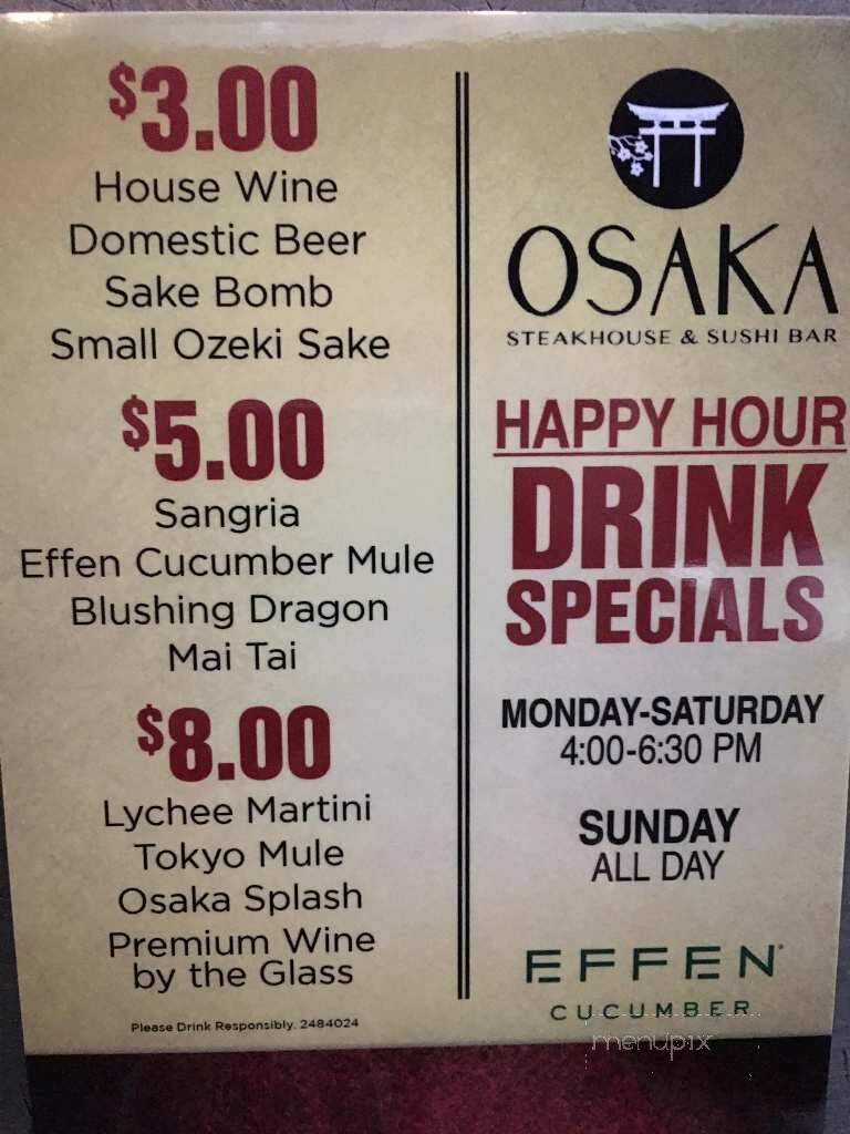 Osaka Steakhouse & Sushi Bar - La Vista, NE
