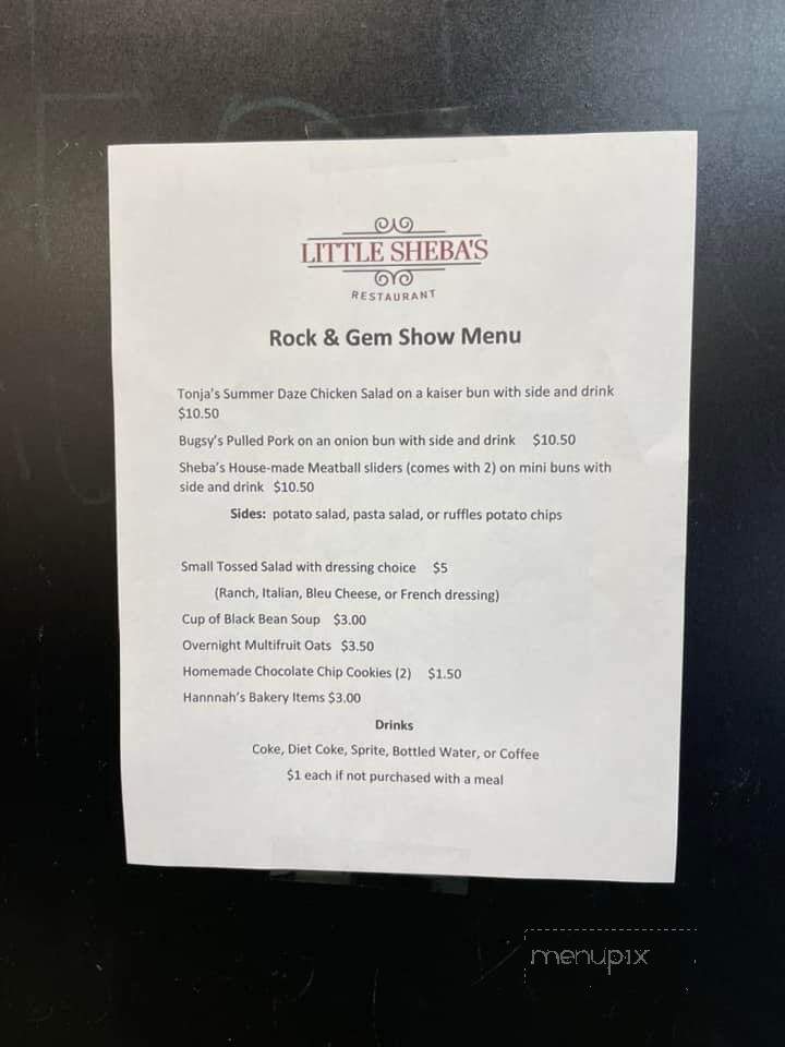 Little Sheba's - Richmond, IN menu_pic