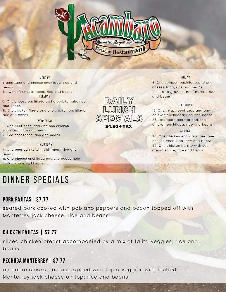 Acambaro Mexican Restaurant - Rogers, AR