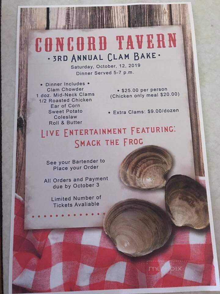 Concord Tavern - Painesville, OH menu_pic
