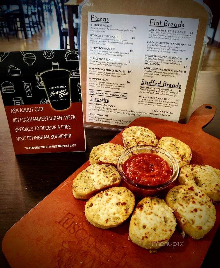 Tuscan Hills Winery - Effingham, IL menu_pic