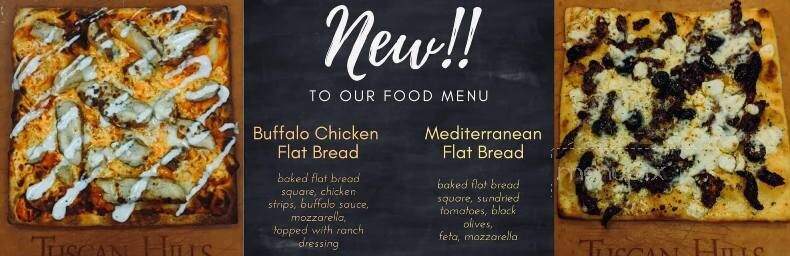 Tuscan Hills Winery - Effingham, IL menu_pic