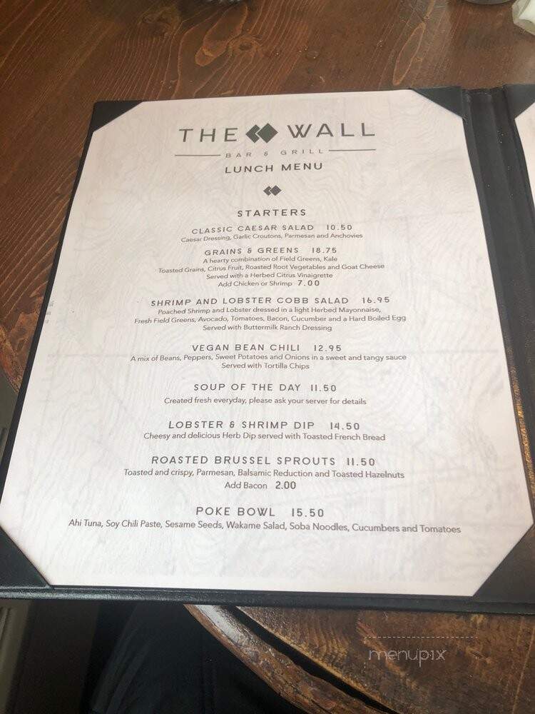 Off the Wall Bar - Kirkwood, CA menu_pic