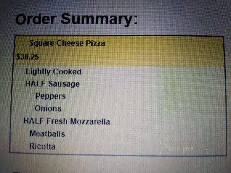 Krispy Pizza - Freehold, NJ menu_pic