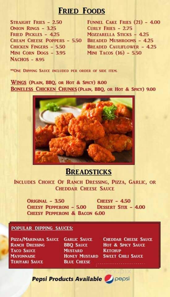 Angelo's Pizza Co - Carey, OH menu_pic