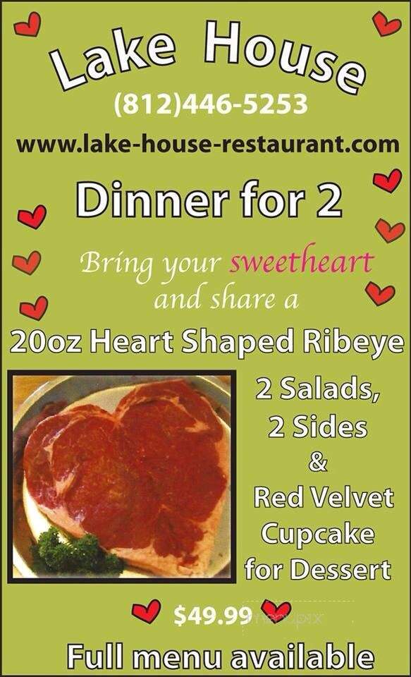 Lake House Restaraunt - Brazil, IN menu_pic