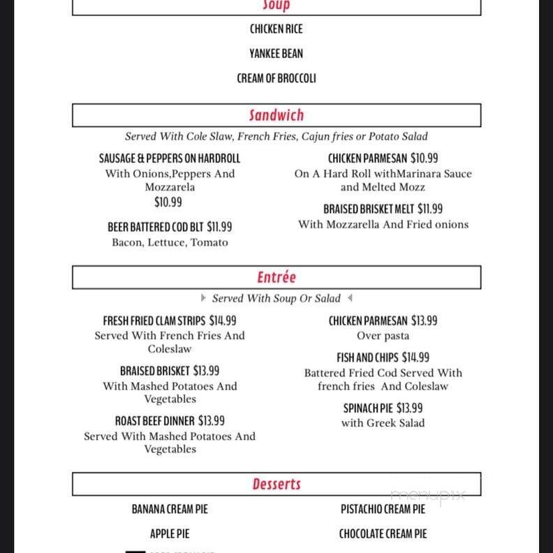 New Hartford Diner - New Hartford, CT menu_pic