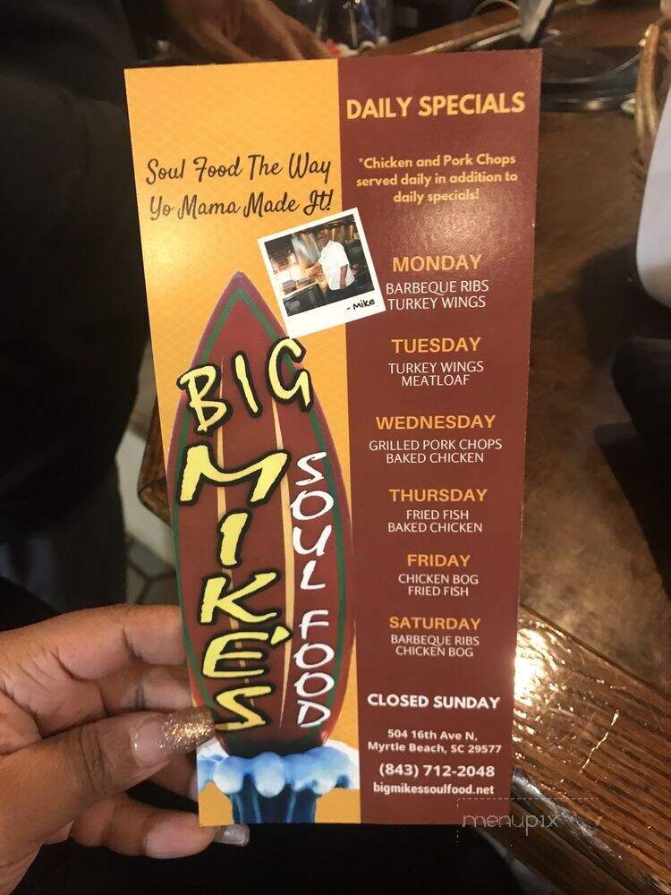 Big Mike's Soul Food - Myrtle Beach, SC