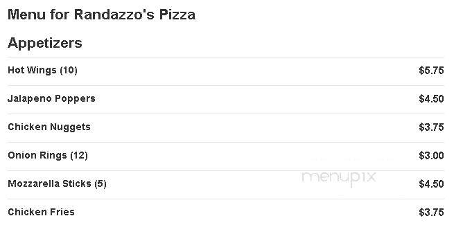 Randazzo's Pizza & Restaurant - Tremont, PA