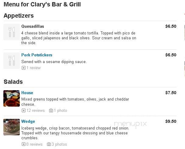 Clary's Bar & Grill - Reno, NV