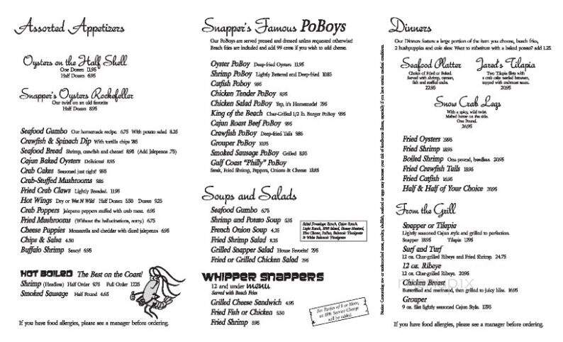 Snapper's Seafood - Biloxi, MS