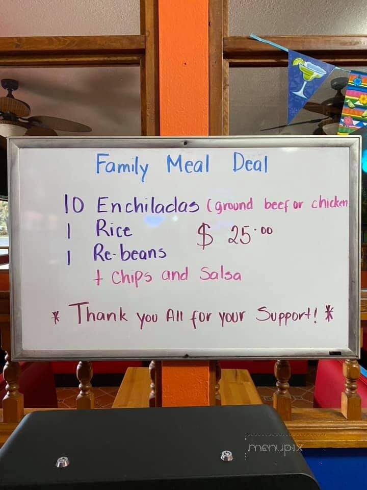 Carmelita's Mexican Restaurant - New Port Richey, FL menu_pic