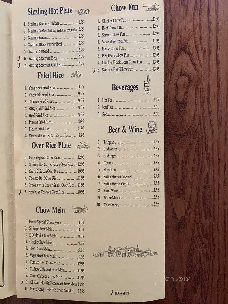 Lucky Chinese - Red Bluff, CA menu_pic
