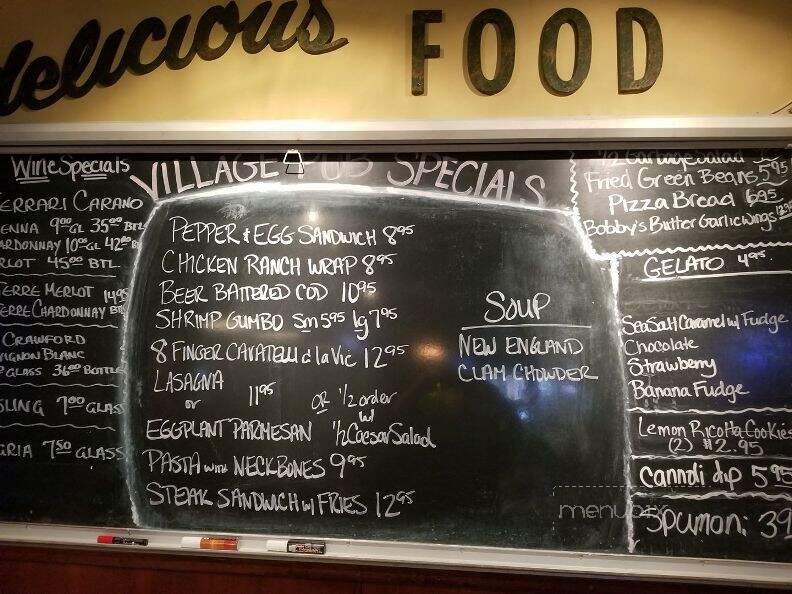 Village Pub - North Riverside, IL menu_pic