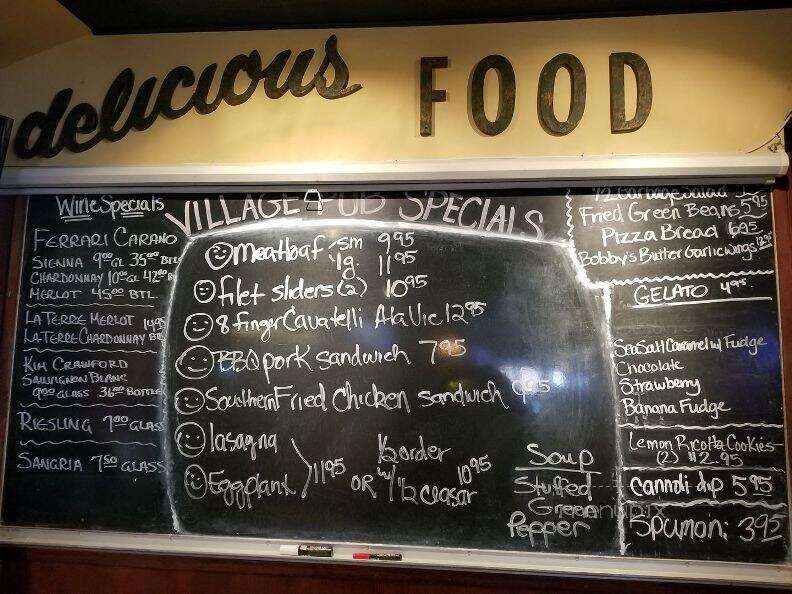 Village Pub - North Riverside, IL menu_pic