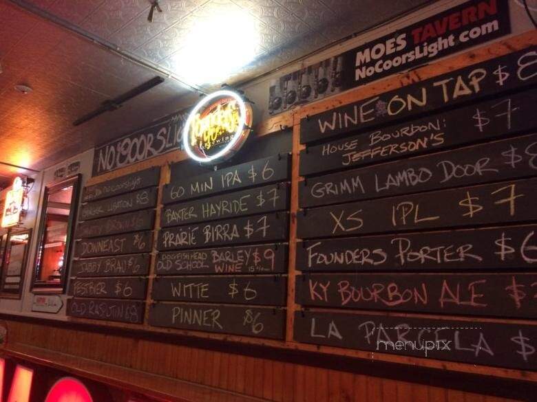 Moe's Tavern - Lee, MA menu_pic