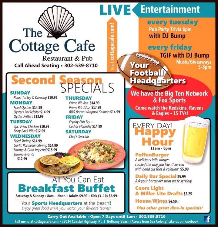 Cottage Cafe - Bethany Beach, DE