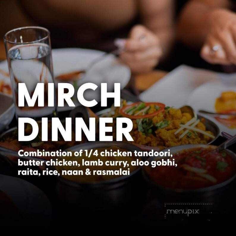 Mirch Masala Restaurant - Delta, BC menu_pic