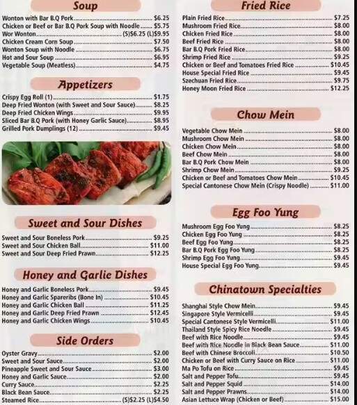 Enjoy Garden Restaurant - Pitt Meadows, BC menu_pic