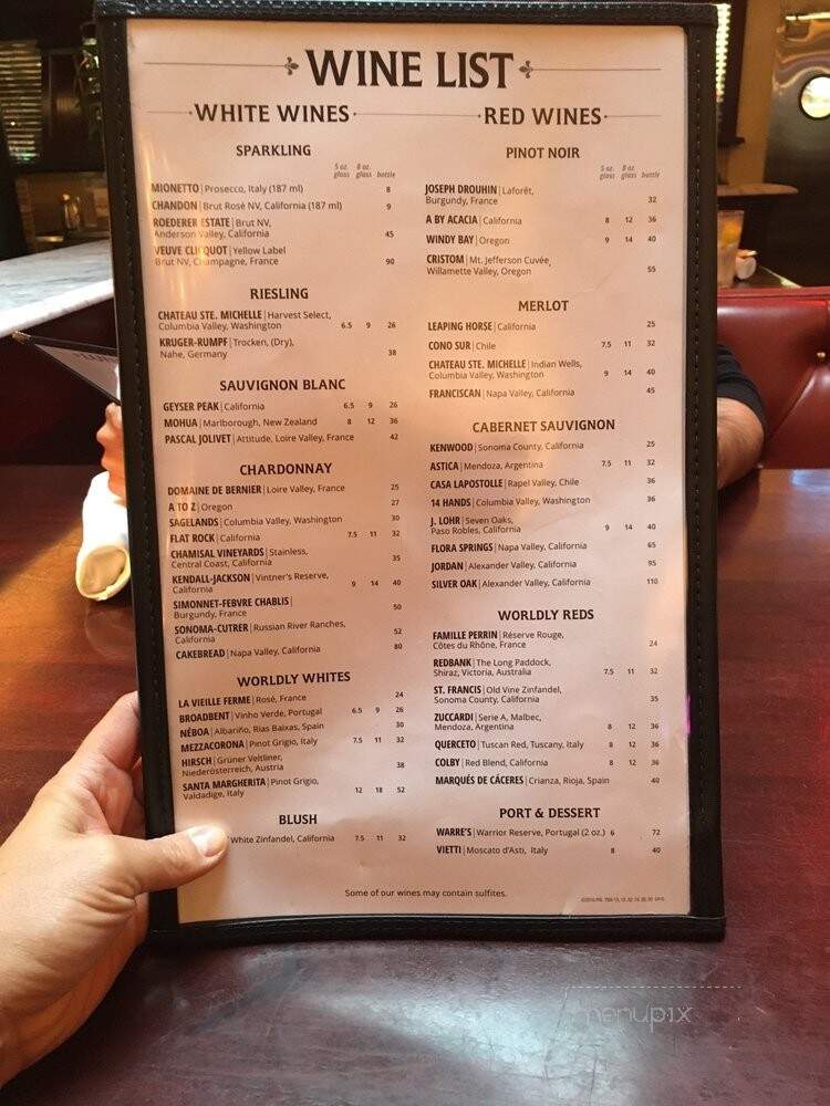 Pappadeaux Seafood Kitchen - Westmont, IL menu_pic