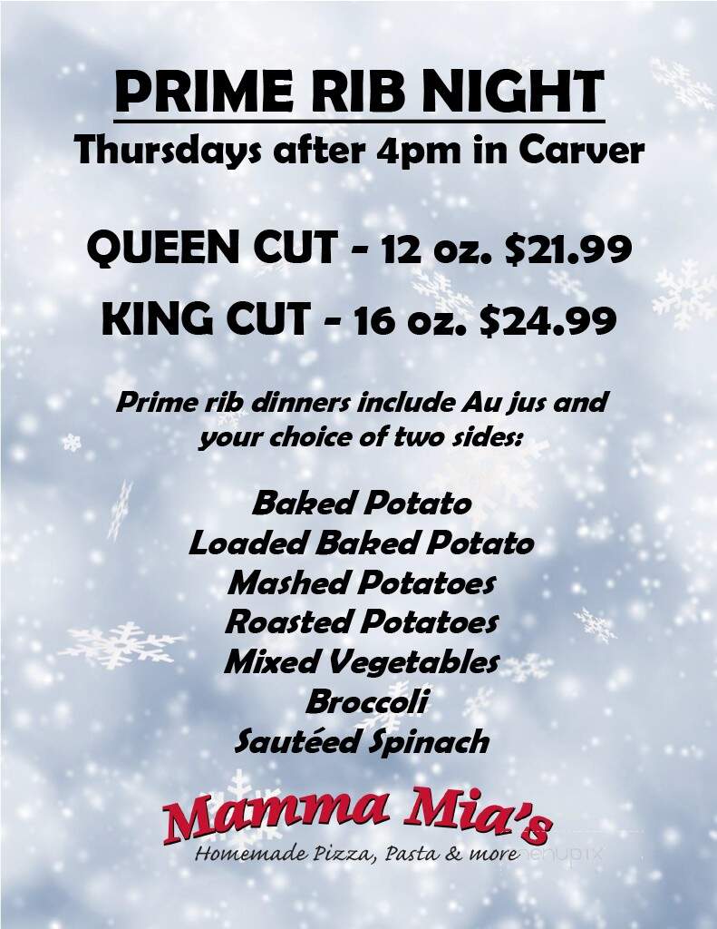 Mamma Mia's Pizza - Marshfield, MA menu_pic