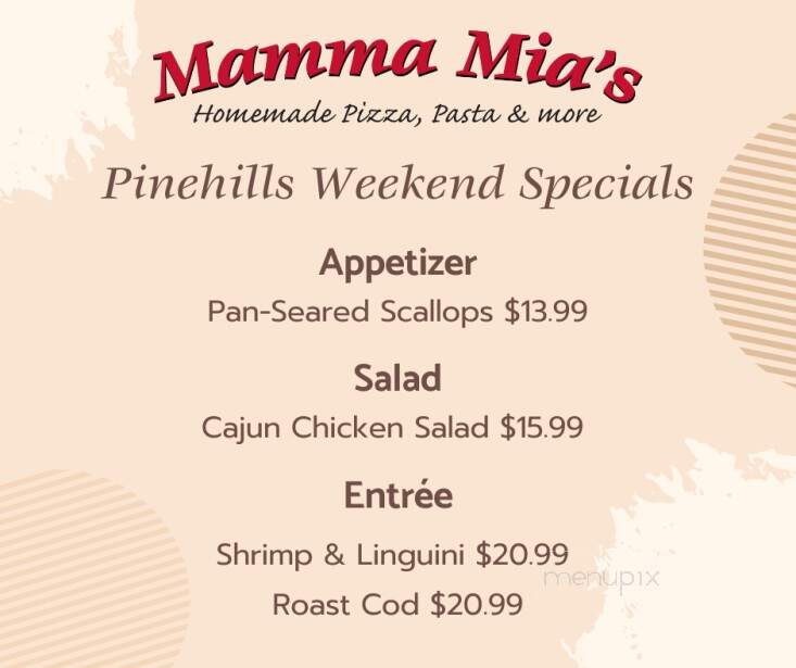 Mamma Mia's Pizza - Marshfield, MA