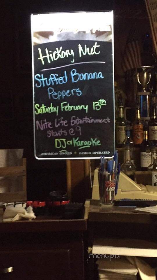 Hickory Nut Inn - Tidioute, PA menu_pic