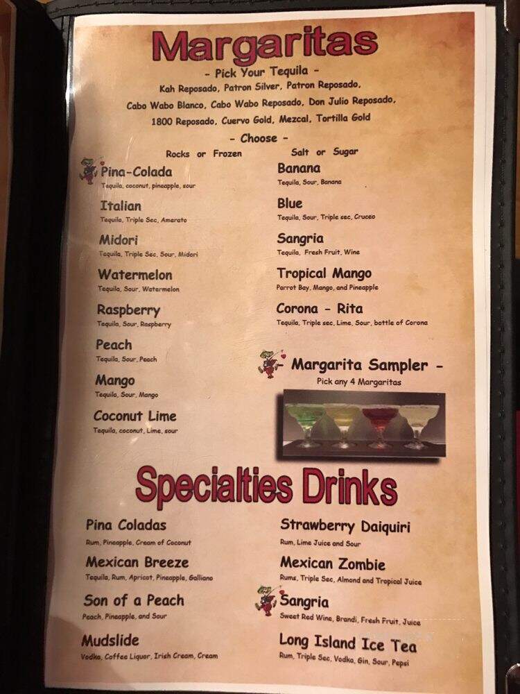 Brass Buckle Mexican Rest - Conyngham, PA menu_pic